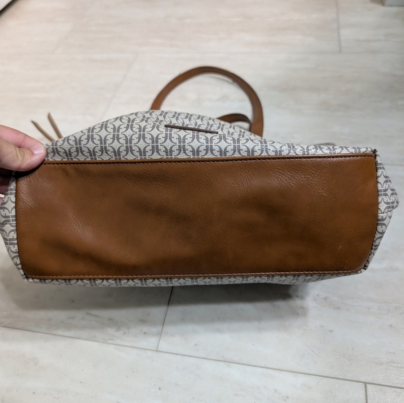 Fossil Felicity Signature Tote Handbag, Taupe/Tan - Picture 3 of 6